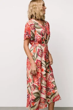 Baltic Born Junie Midi Dress | Multi Print