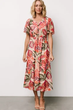 Baltic Born Junie Midi Dress | Multi Print