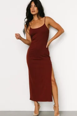 Baltic Born Kade Bodycon Tank Dress | Auburn Brown