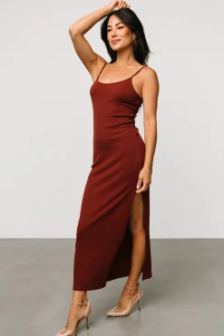 Baltic Born Kade Bodycon Tank Dress | Auburn Brown