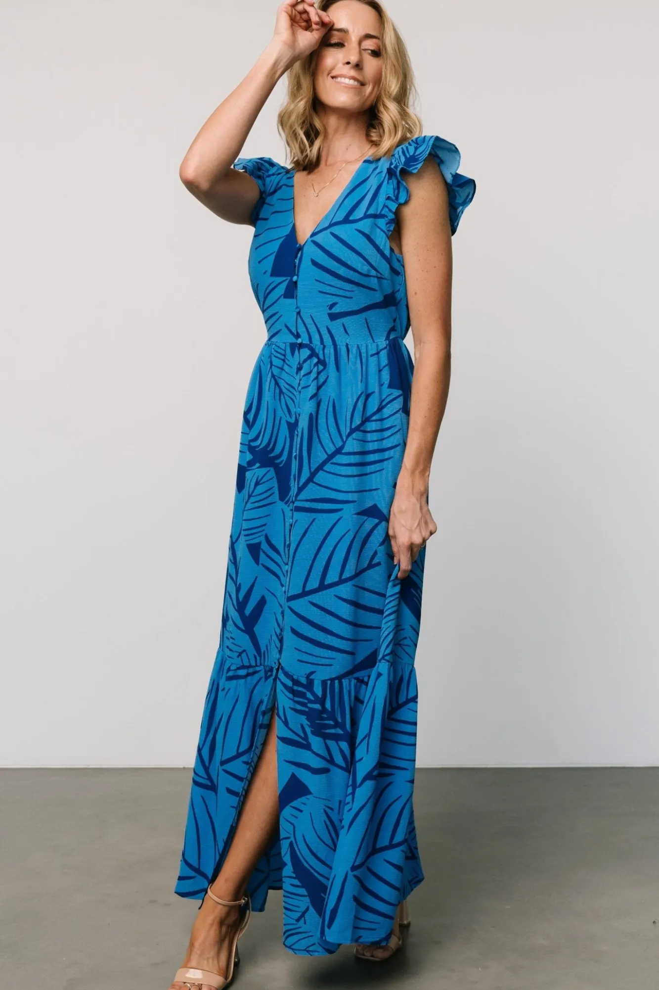Baltic Born Kaia Button Maxi Dress | Blue Print