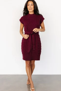 Baltic Born Kambri Cable Knit Sweater Dress |