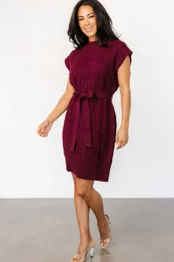 Baltic Born Kambri Cable Knit Sweater Dress |
