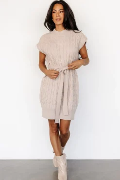 Baltic Born Kambri Cable Knit Sweater Dress |
