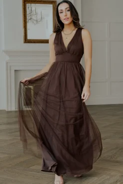 Baltic Born Kamila Tulle Maxi Dress |