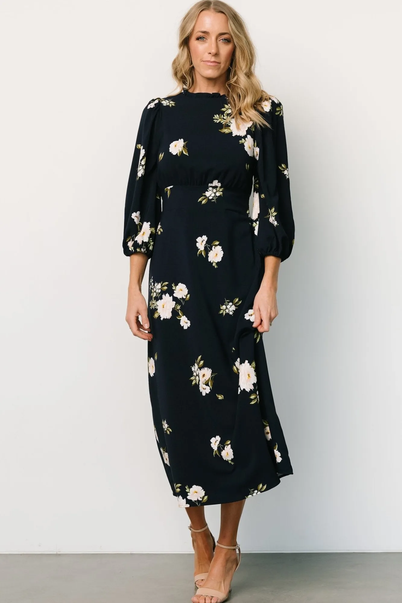 Baltic Born Karalie Maxi Dress | Navy Floral