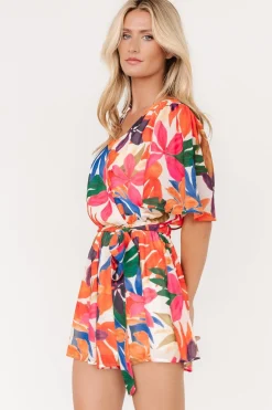 Baltic Born Karissa Romper | Ivory Multi Floral