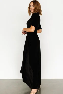 Baltic Born Katelyn Velvet Maxi Wrap Dress |