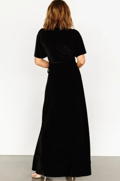Baltic Born Katelyn Velvet Maxi Wrap Dress |