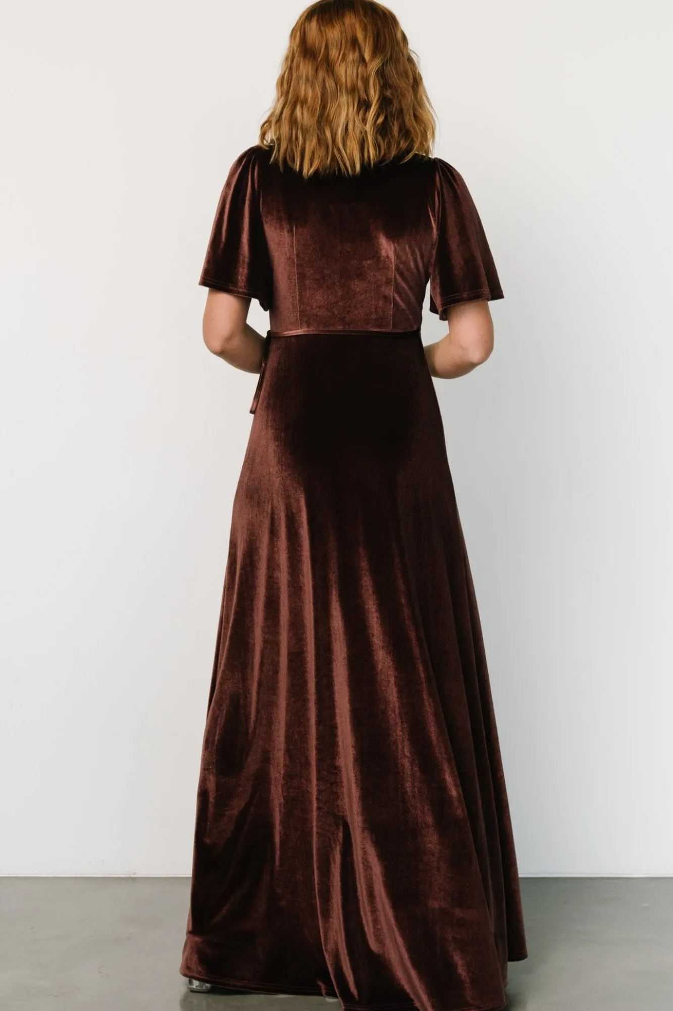 Baltic Born Katelyn Velvet Maxi Wrap Dress |