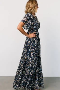 Baltic Born Katherine Maxi Dress | Dark Blue Floral