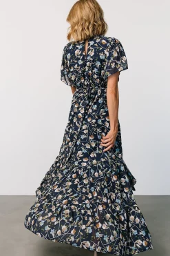 Baltic Born Katherine Maxi Dress | Dark Blue Floral