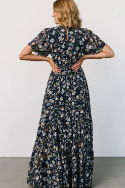 Baltic Born Katherine Maxi Dress | Dark Blue Floral
