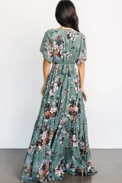 Baltic Born Katherine Maxi Dress | Dusty Green Floral