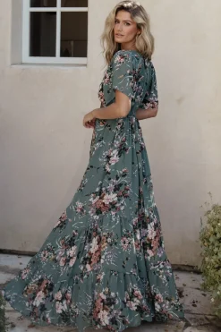 Baltic Born Katherine Maxi Dress | Dusty Green Floral