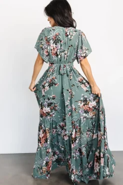 Baltic Born Katherine Maxi Dress | Dusty Green Floral