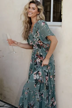 Baltic Born Katherine Maxi Dress | Dusty Green Floral
