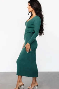 Baltic Born Kendall Ribbed Midi Dress |