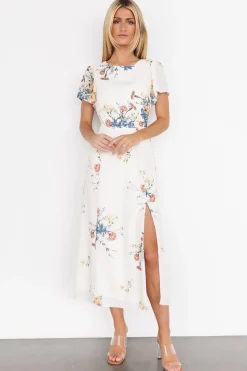 Baltic Born Kirsten Midi Dress | Cream Floral