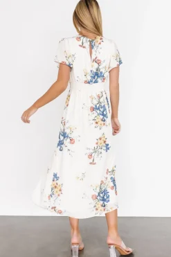 Baltic Born Kirsten Midi Dress | Cream Floral