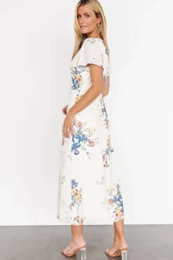 Baltic Born Kirsten Midi Dress | Cream Floral