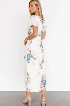 Baltic Born Kirsten Midi Dress | Cream Floral