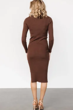 Baltic Born Knightsbridge Ribbed Sweater Midi Dress |