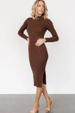 Baltic Born Knightsbridge Ribbed Sweater Midi Dress |