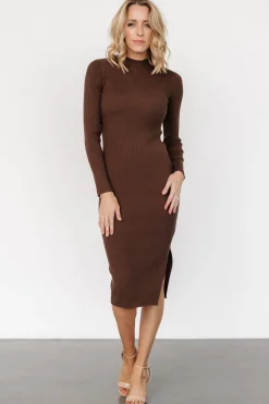 Baltic Born Knightsbridge Ribbed Sweater Midi Dress |