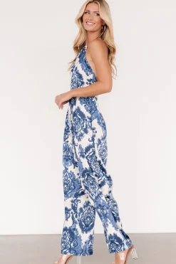 Baltic Born Korra Satin Jumpsuit | Blue Print