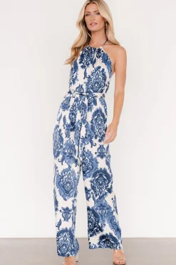 Baltic Born Korra Satin Jumpsuit | Blue Print