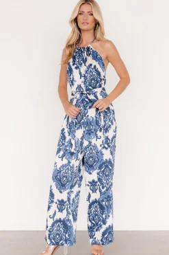 Baltic Born Korra Satin Jumpsuit | Blue Print
