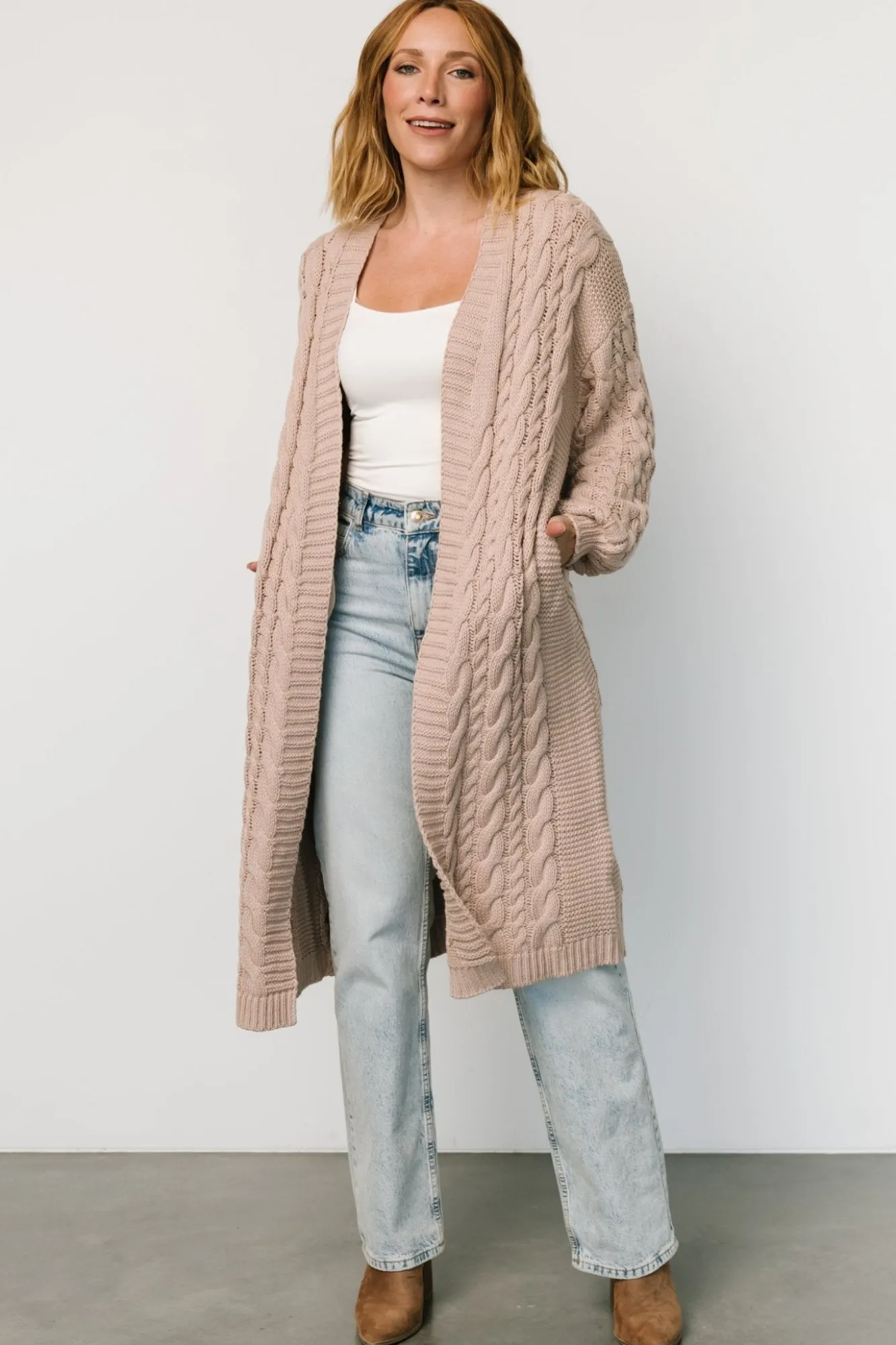 Baltic Born Kristen Cable Knit Cardigan |