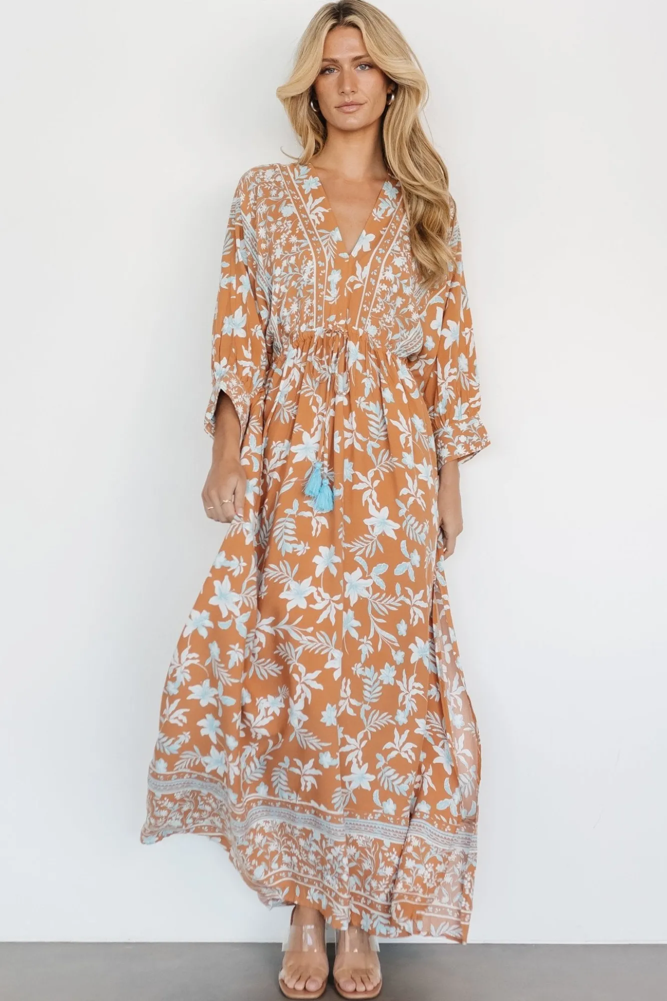 Baltic Born Laken Maxi Dress | Camel Multi