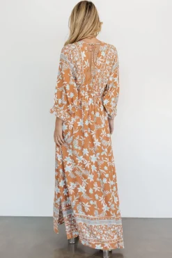 Baltic Born Laken Maxi Dress | Camel Multi