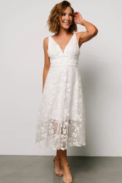 Baltic Born Larissa Midi Dress | Off White