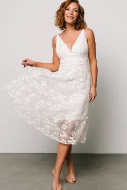 Baltic Born Larissa Midi Dress | Off White