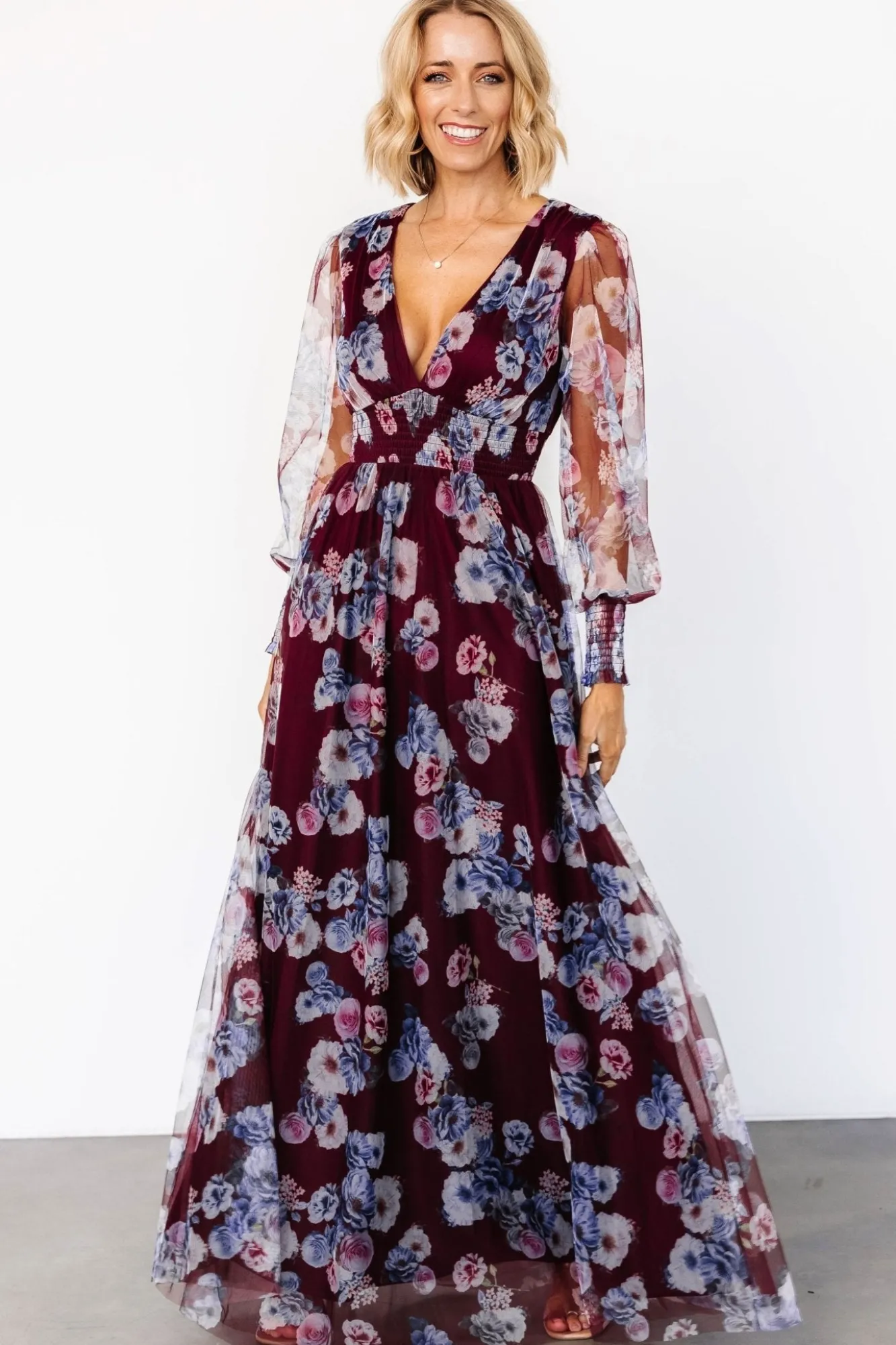 Baltic Born Layla Tulle Maxi Dress | Mulberry Floral