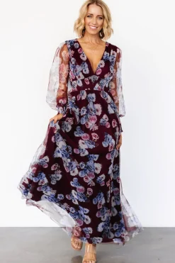 Baltic Born Layla Tulle Maxi Dress | Mulberry Floral