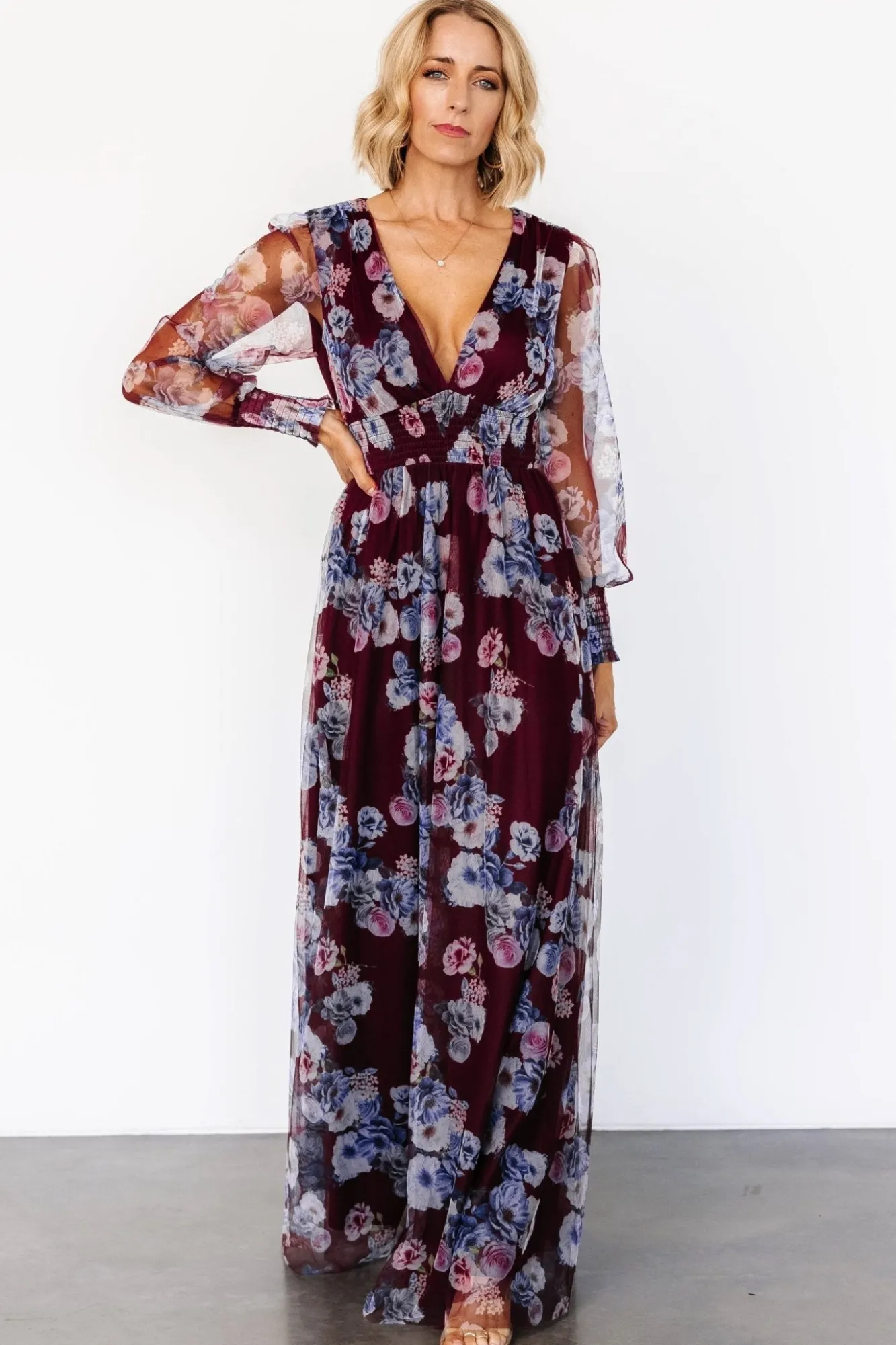 Baltic Born Layla Tulle Maxi Dress | Mulberry Floral