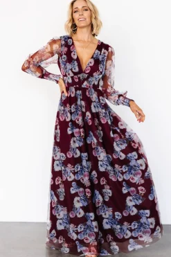 Baltic Born Layla Tulle Maxi Dress | Mulberry Floral