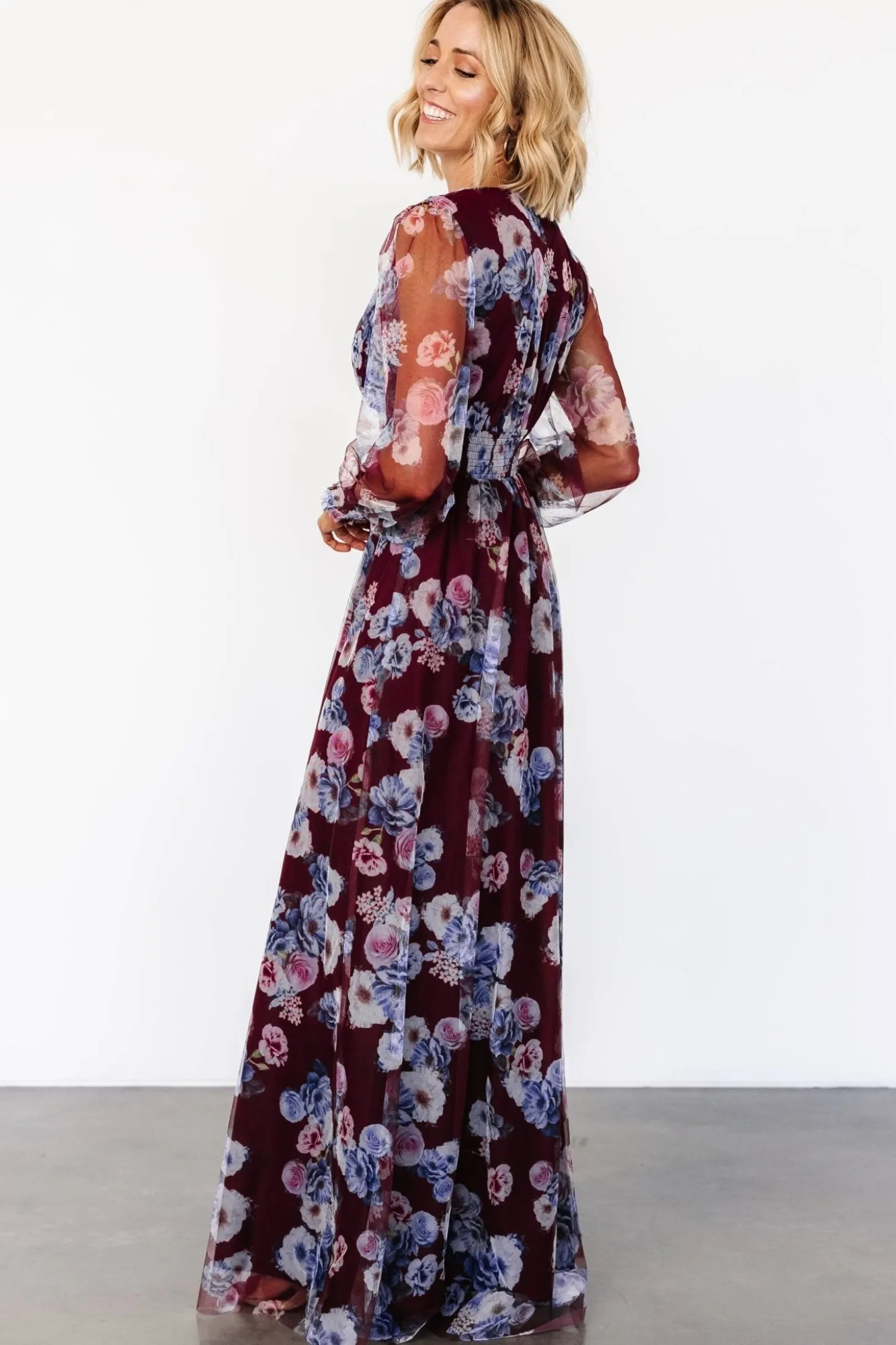 Baltic Born Layla Tulle Maxi Dress | Mulberry Floral