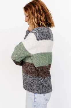 Baltic Born Ledger Sweater | Multi Stripe
