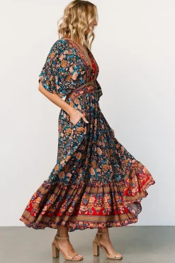 Baltic Born Leeanne Midi Dress | Navy Multi Floral