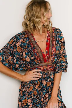 Baltic Born Leeanne Midi Dress | Navy Multi Floral