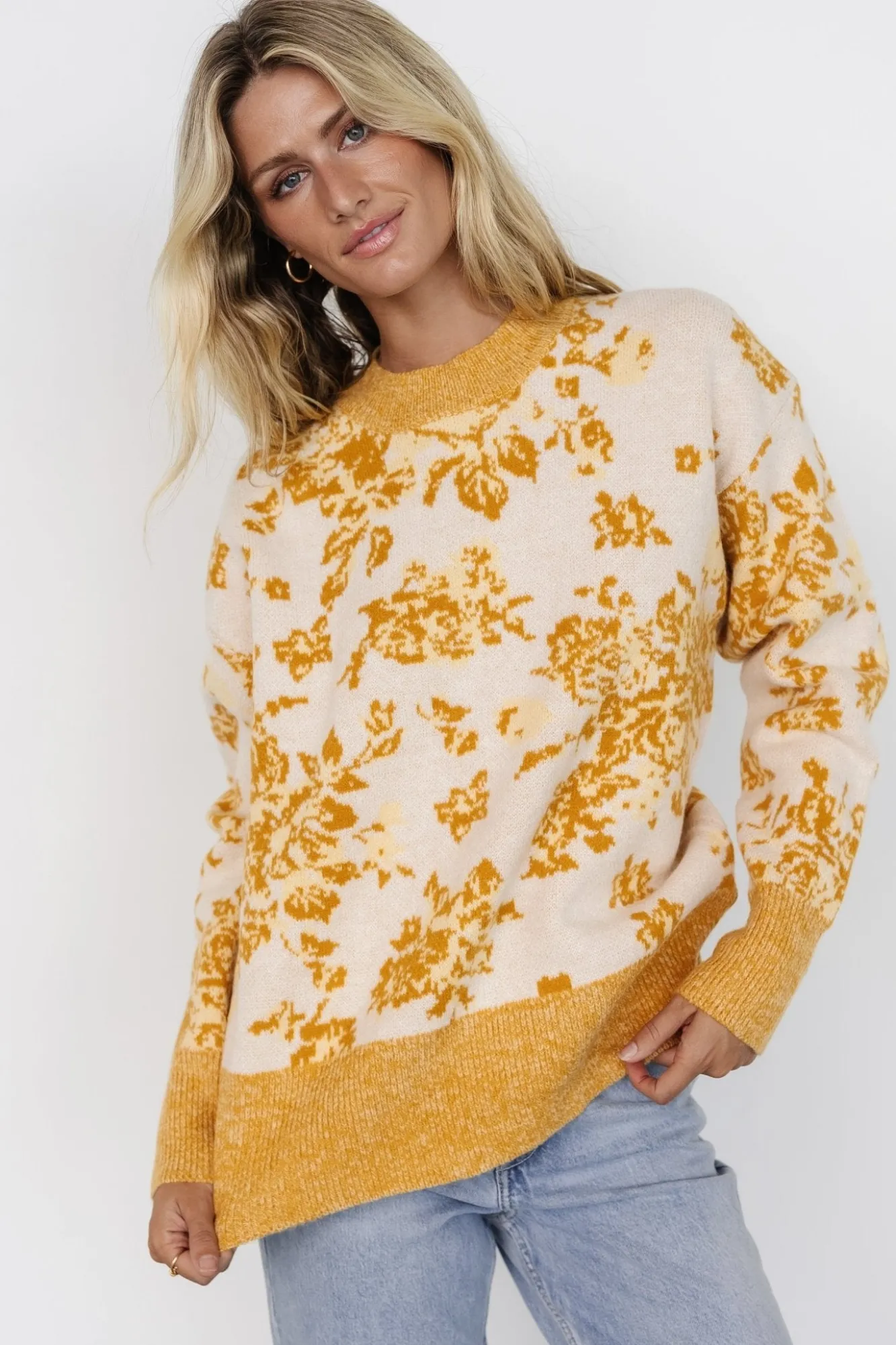 Baltic Born Legend Sweater | Mustard Print