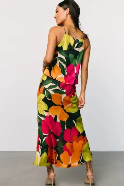 Baltic Born Leland Satin Skirt | Multi Floral