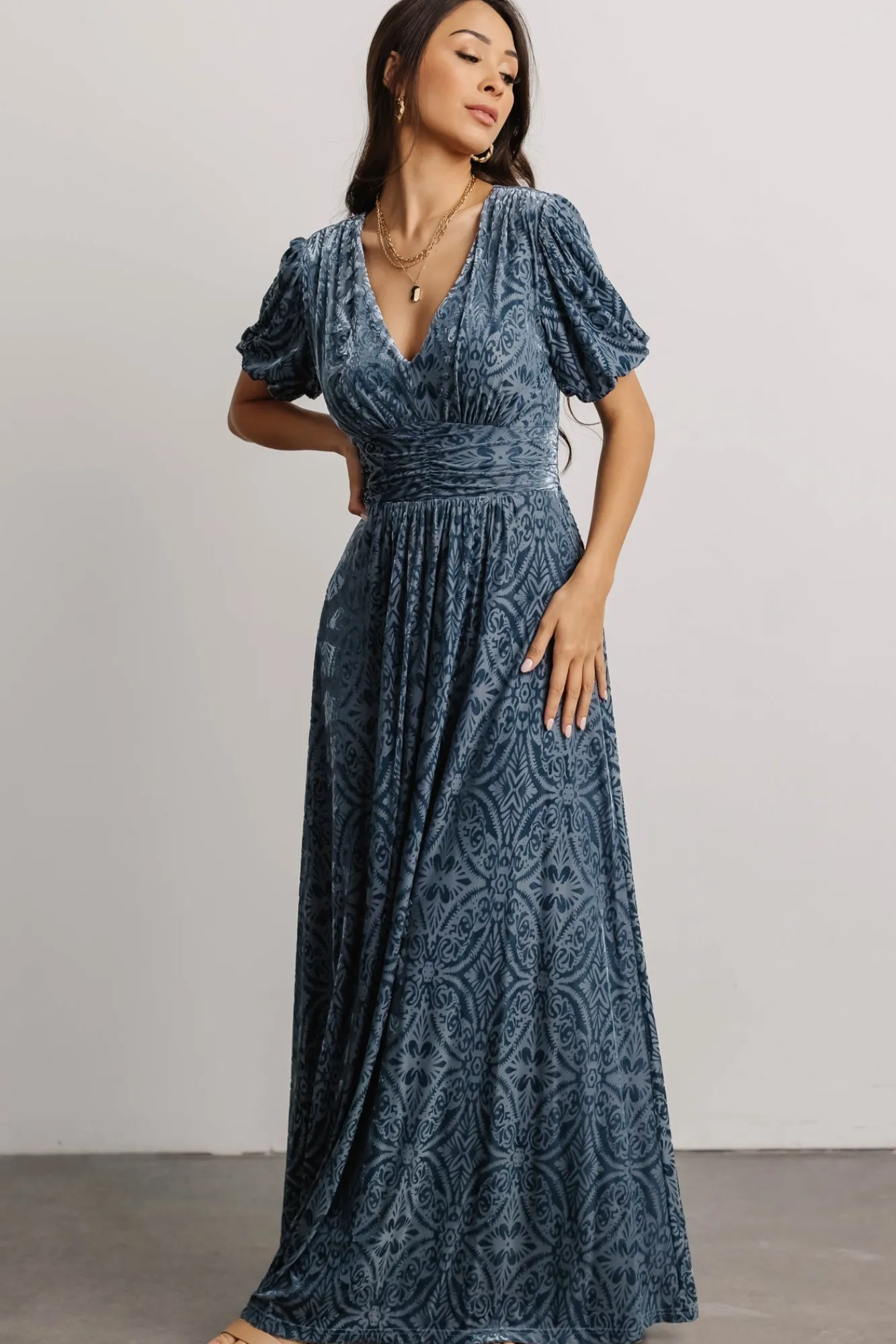 Baltic Born Leslie Velvet Maxi Dress |