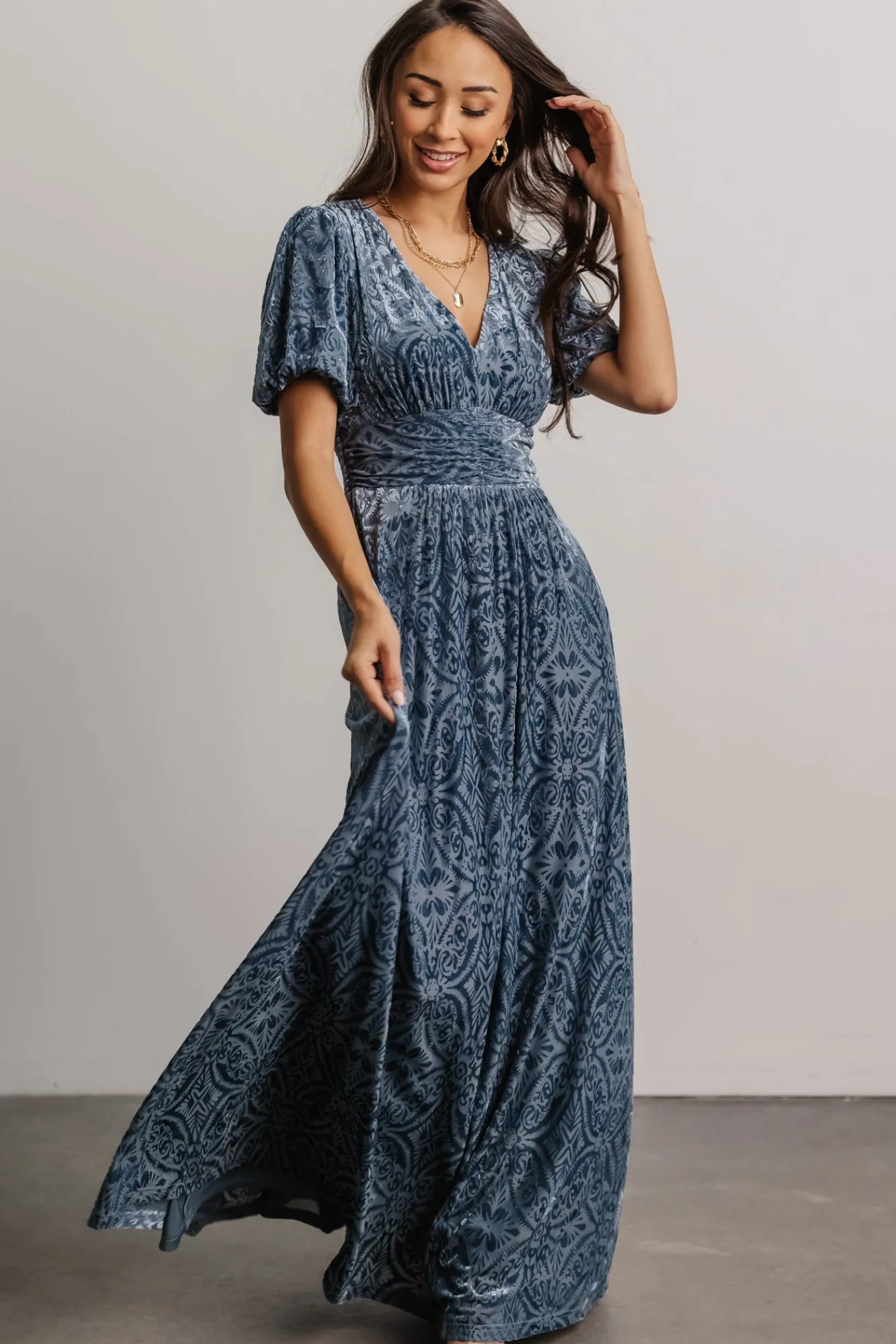 Baltic Born Leslie Velvet Maxi Dress |