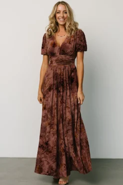 Baltic Born Leslie Velvet Maxi Dress | Dusty Clove